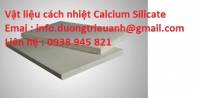 Vật liệu cách nhiệt Calcium Silicate của hãng JIC Nhật Bản  độc quyền